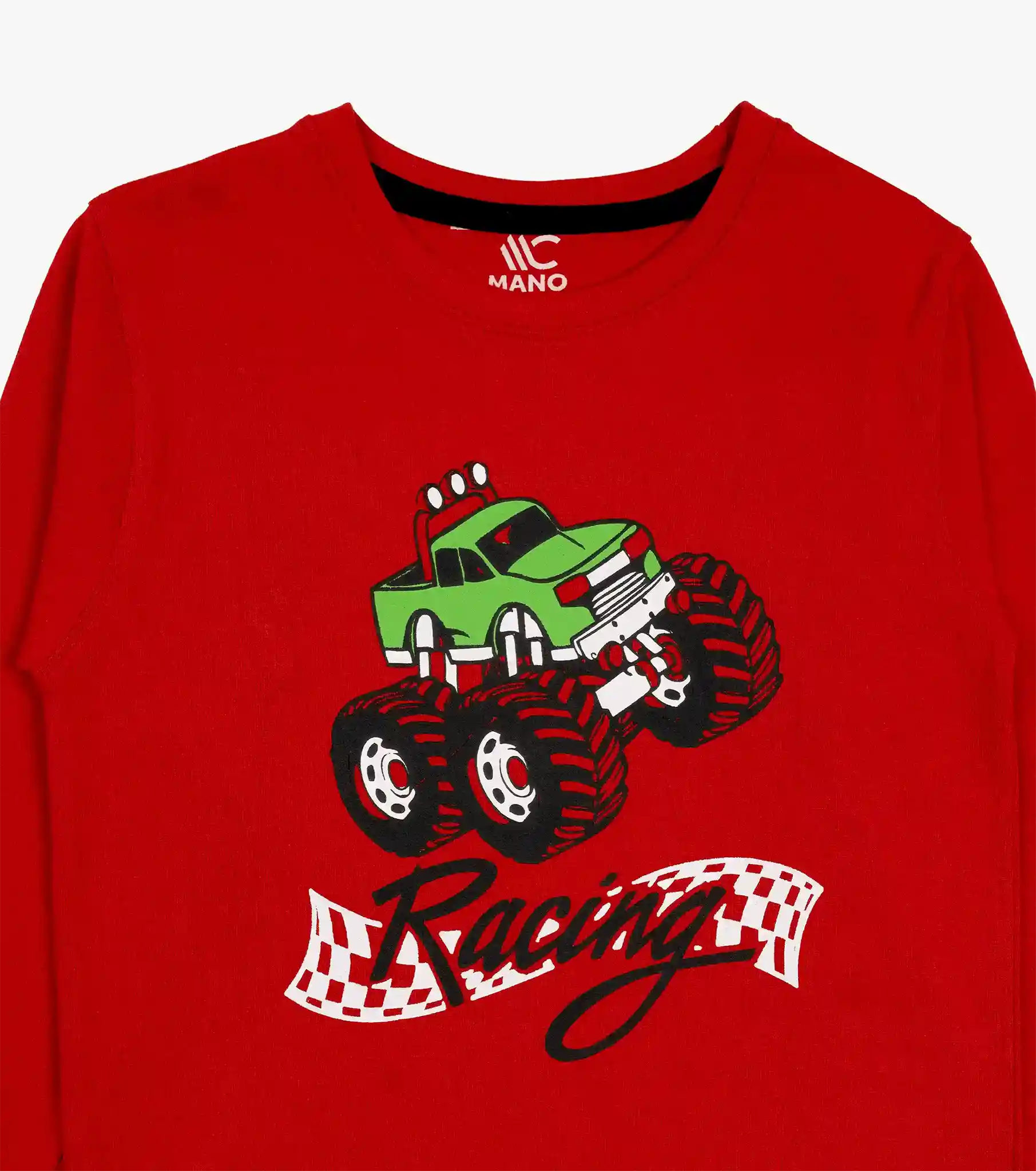 mano-colors-boys-graphics-long-sleeve-T-shirt-red-racing-jeep-neck-details