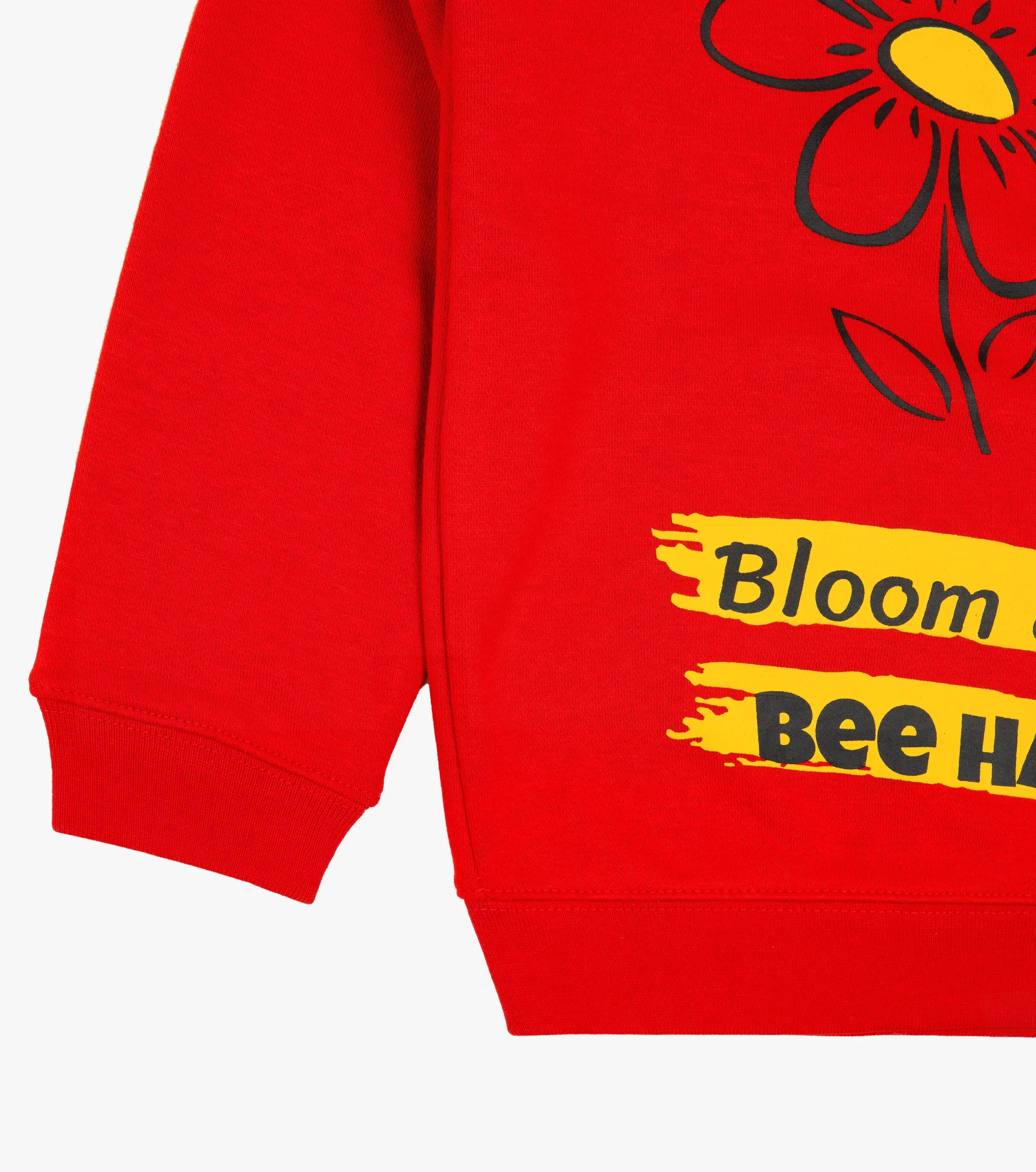 mano-colors-girls-graphics-sweatshirt-bloom-and-buzz-bee-happy-rib-details