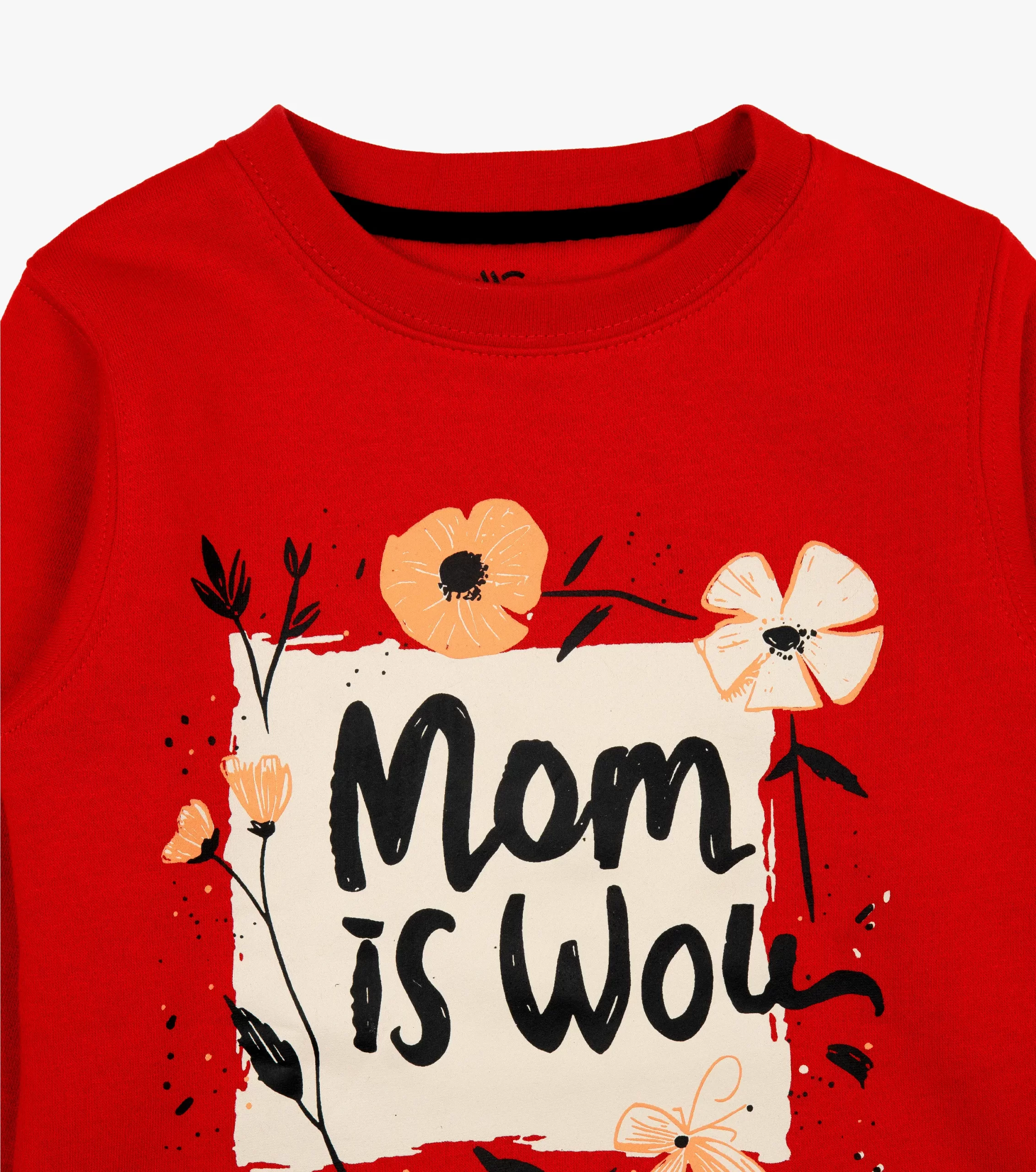 Red Graphics Sweatshirt - WoW - Image 2