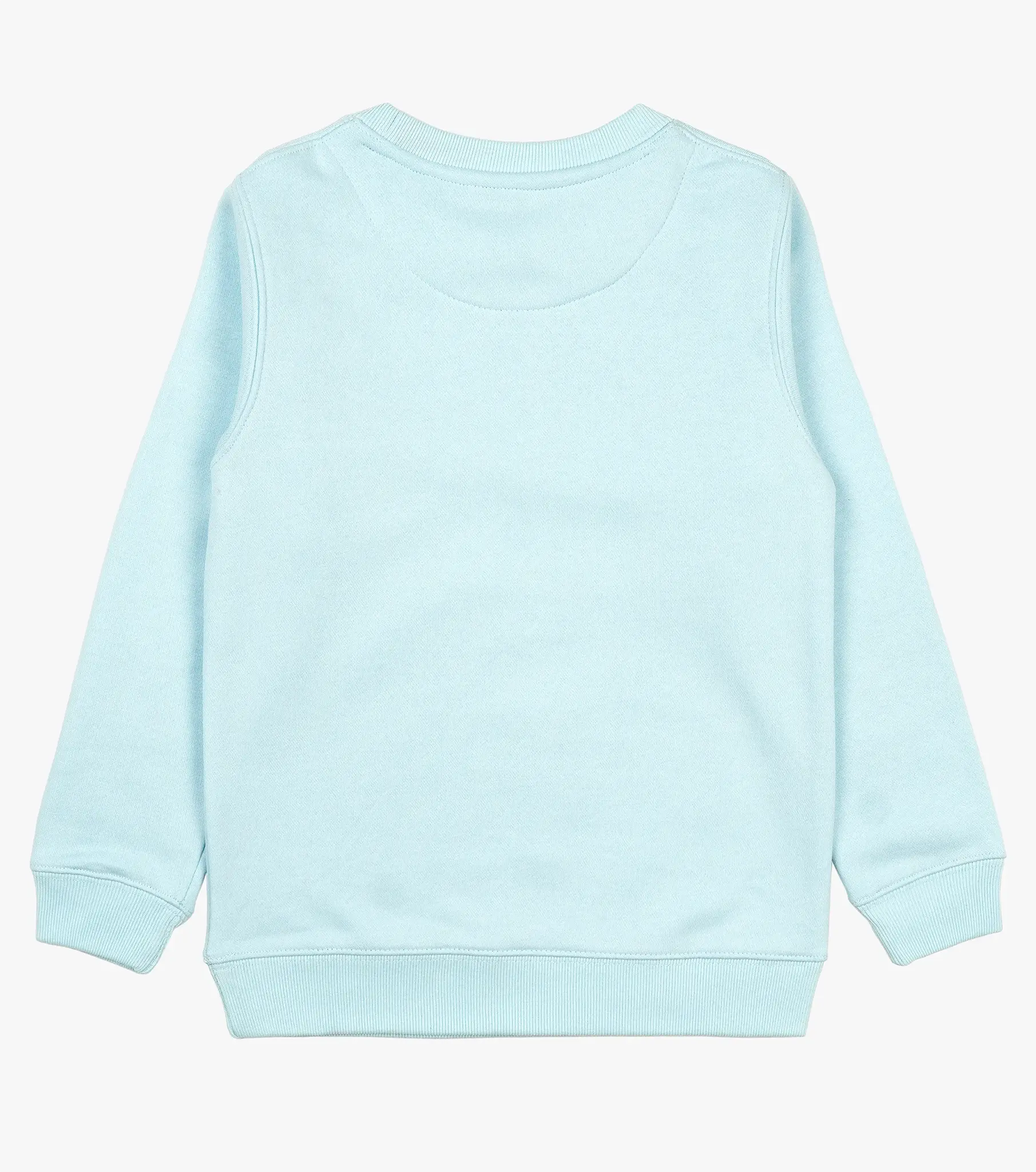 mano-colors-girls-graphics-sweatshirt-skyblue-feeling-good-forever-flower-back-view